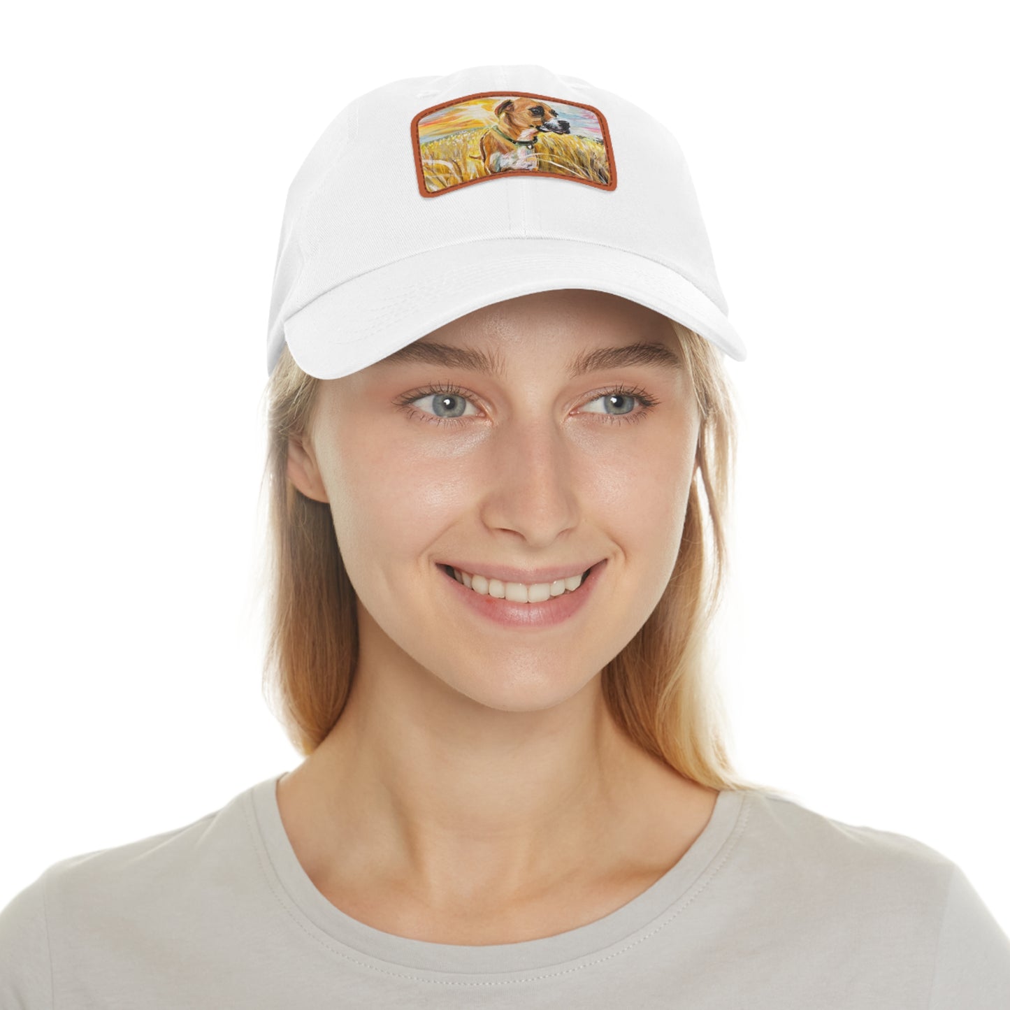 Little Dipper- Hat with Leather Patch