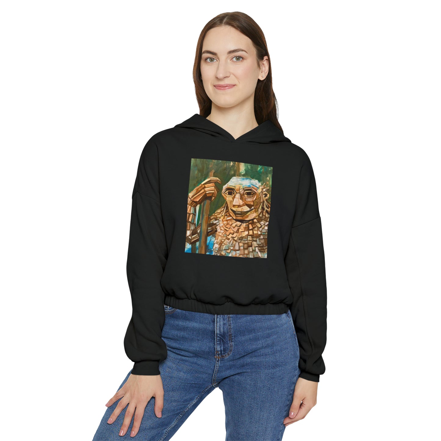 Breck Troll- Cinched Bottom Hoodie