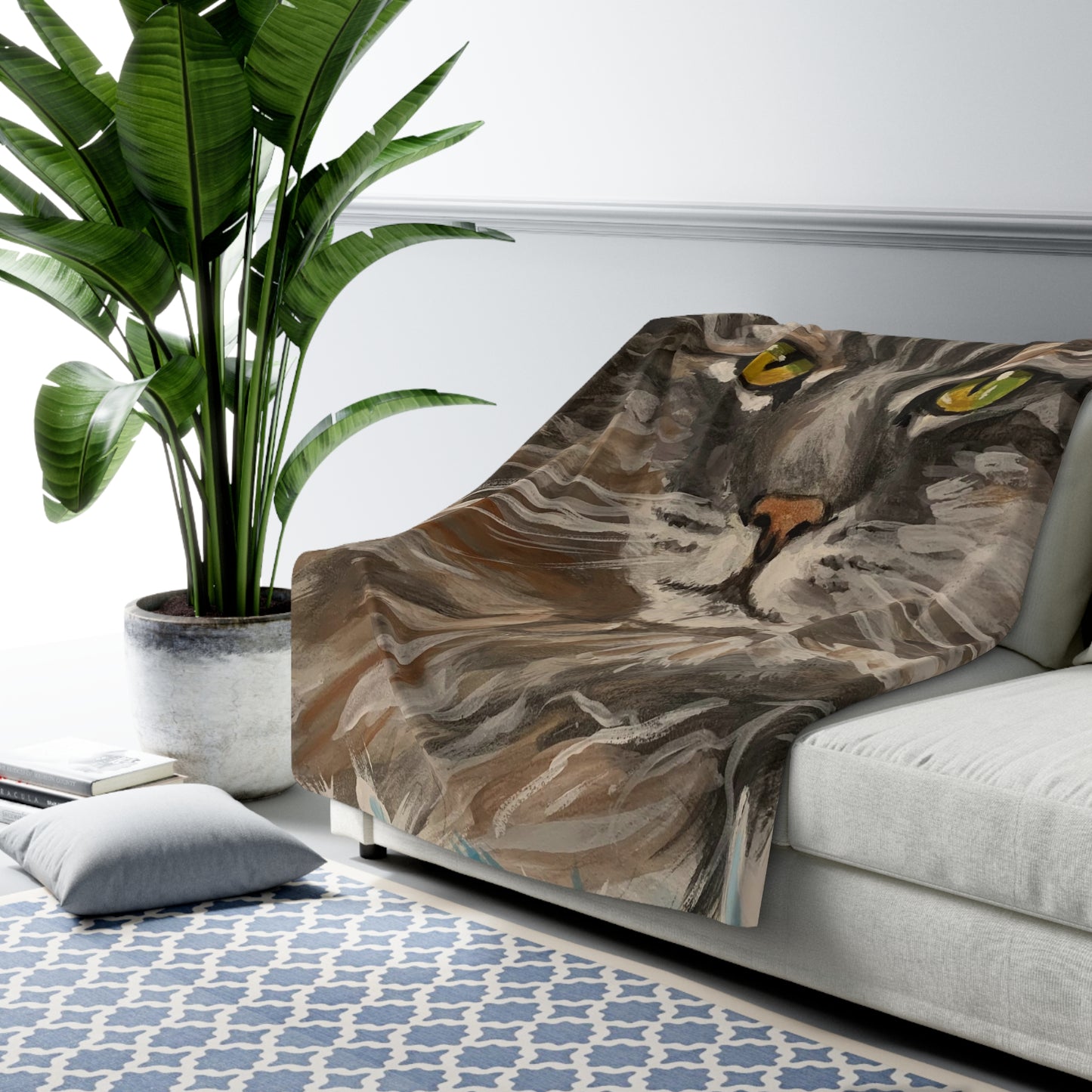 Maine Coon- Sherpa Fleece Blanket