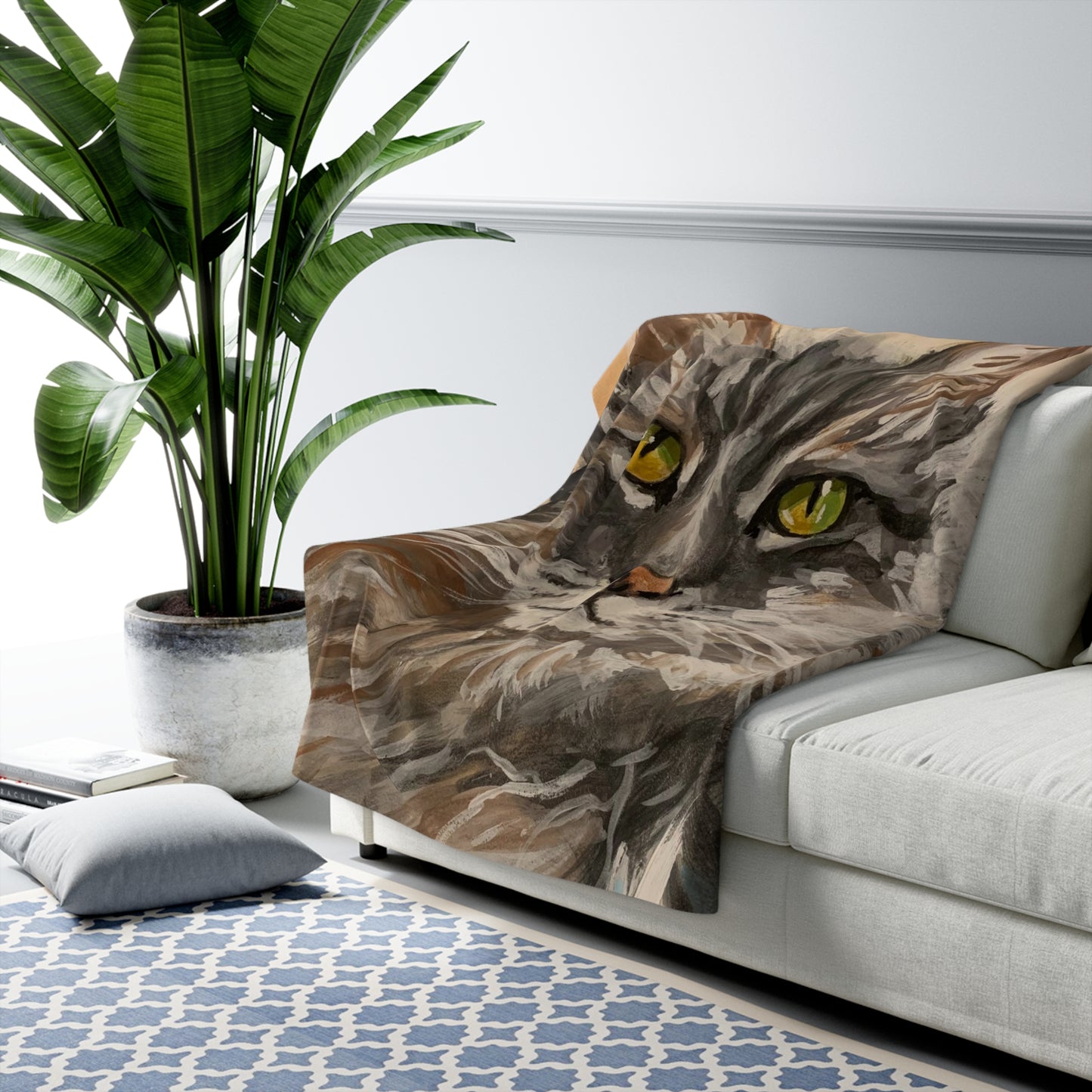 Maine Coon- Sherpa Fleece Blanket