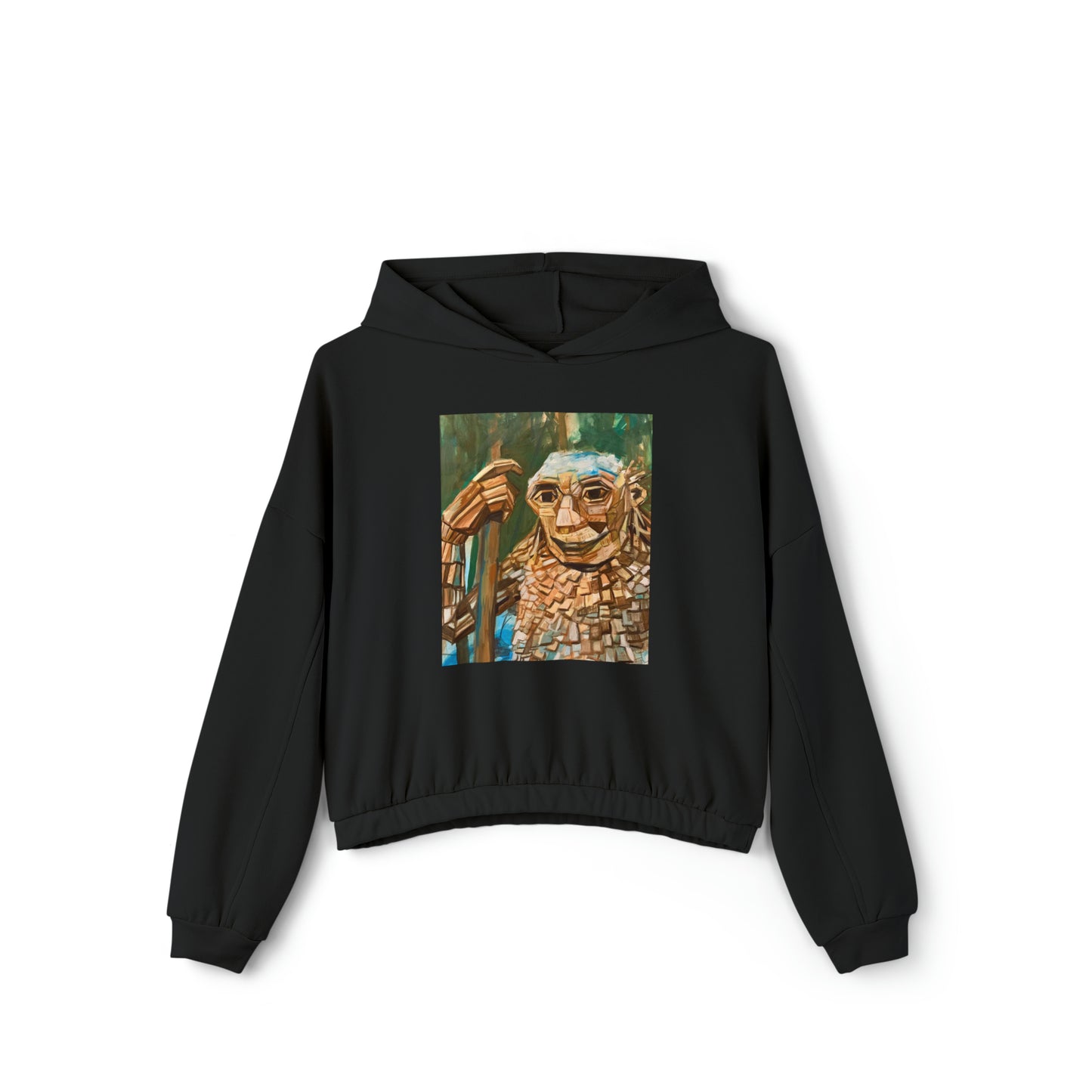 Breck Troll- Cinched Bottom Hoodie