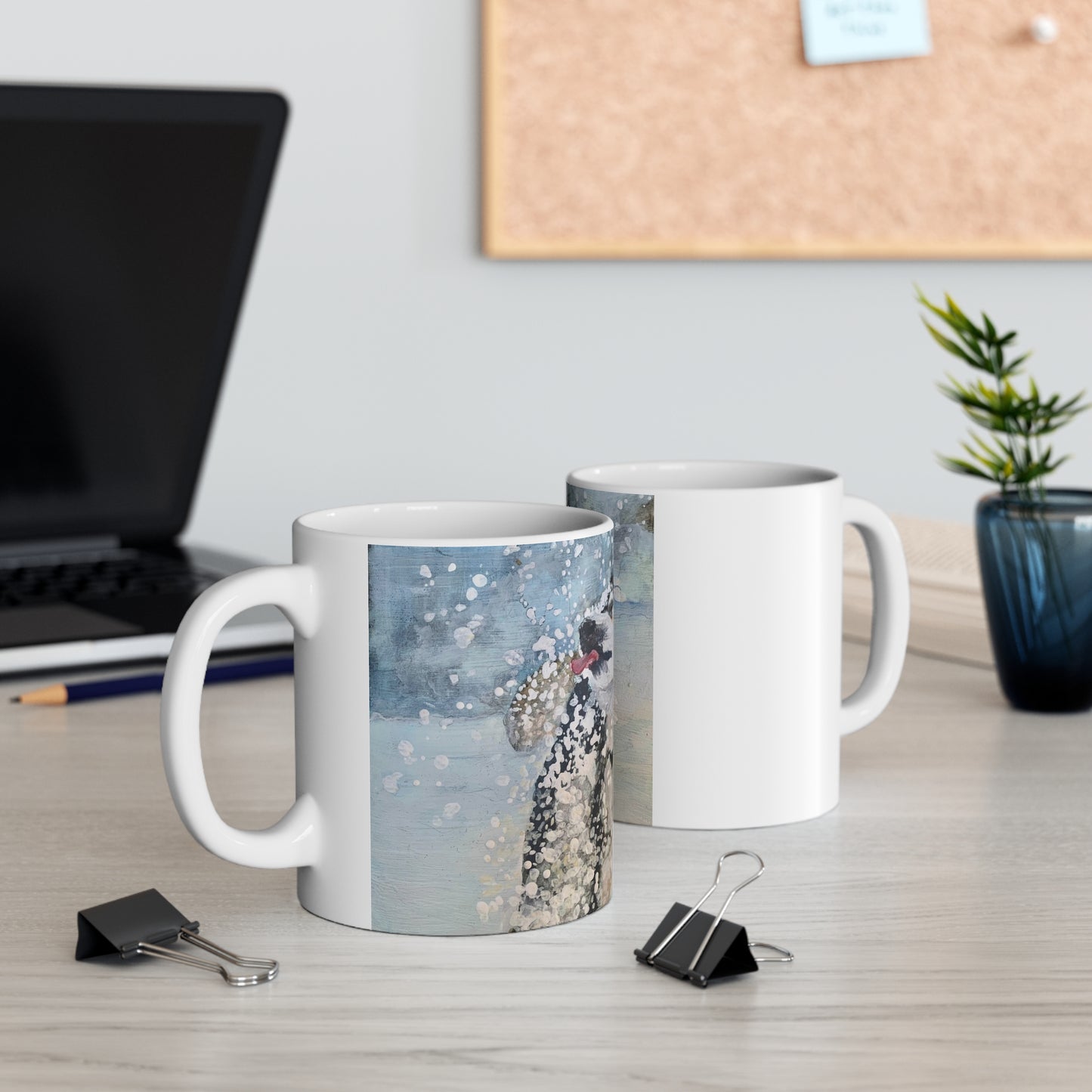 Catching Snow- Ceramic Mug 11oz