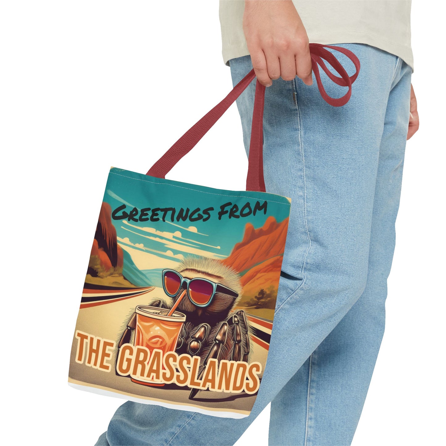 Greetings from the Grasslands Tote Bag