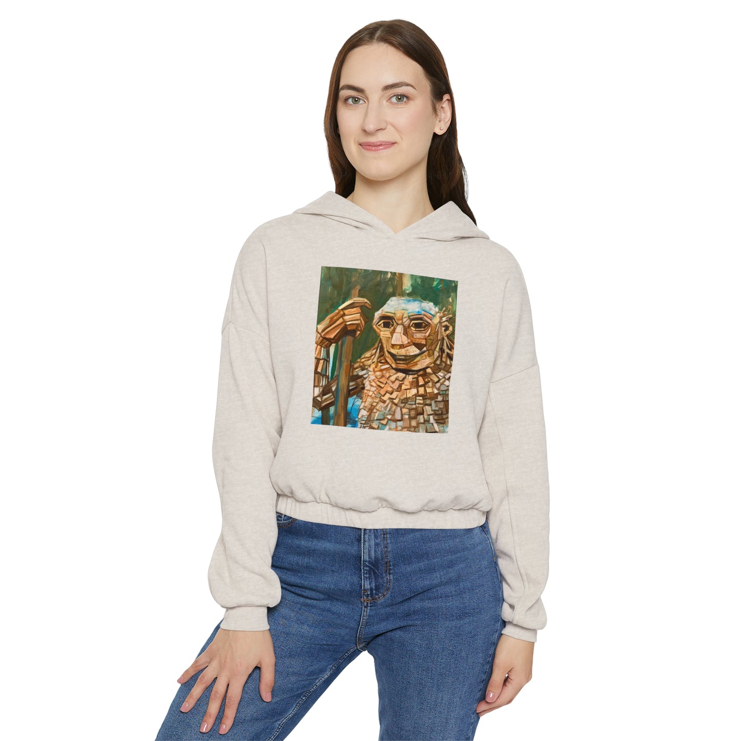 Breck Troll- Cinched Bottom Hoodie
