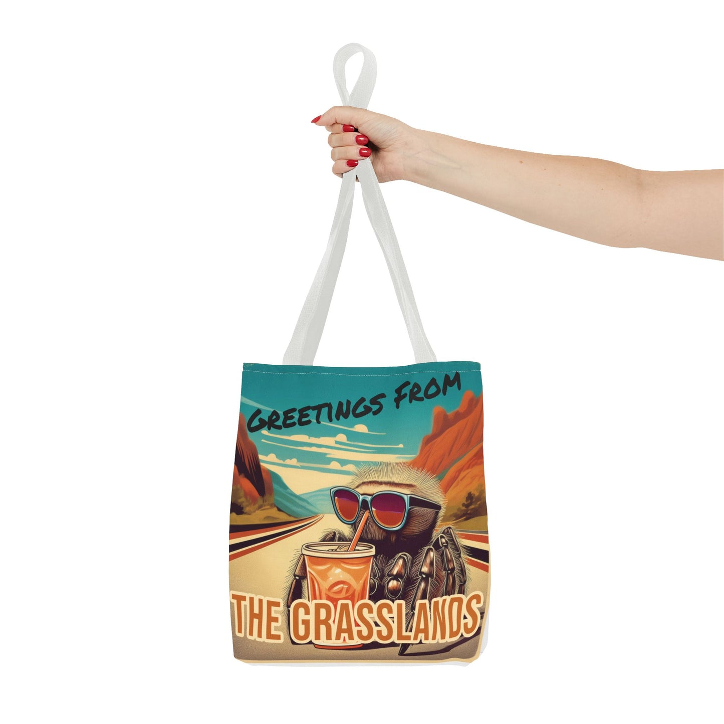 Greetings from the Grasslands Tote Bag