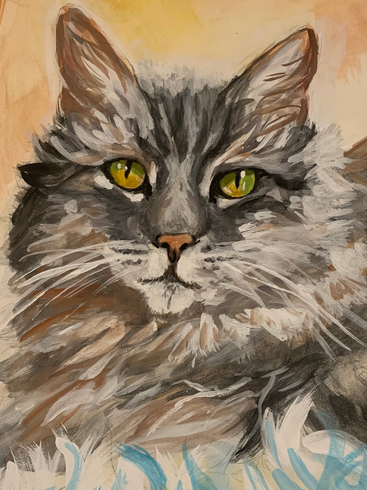 Custom Order- Pet Portrait, 12 x 12