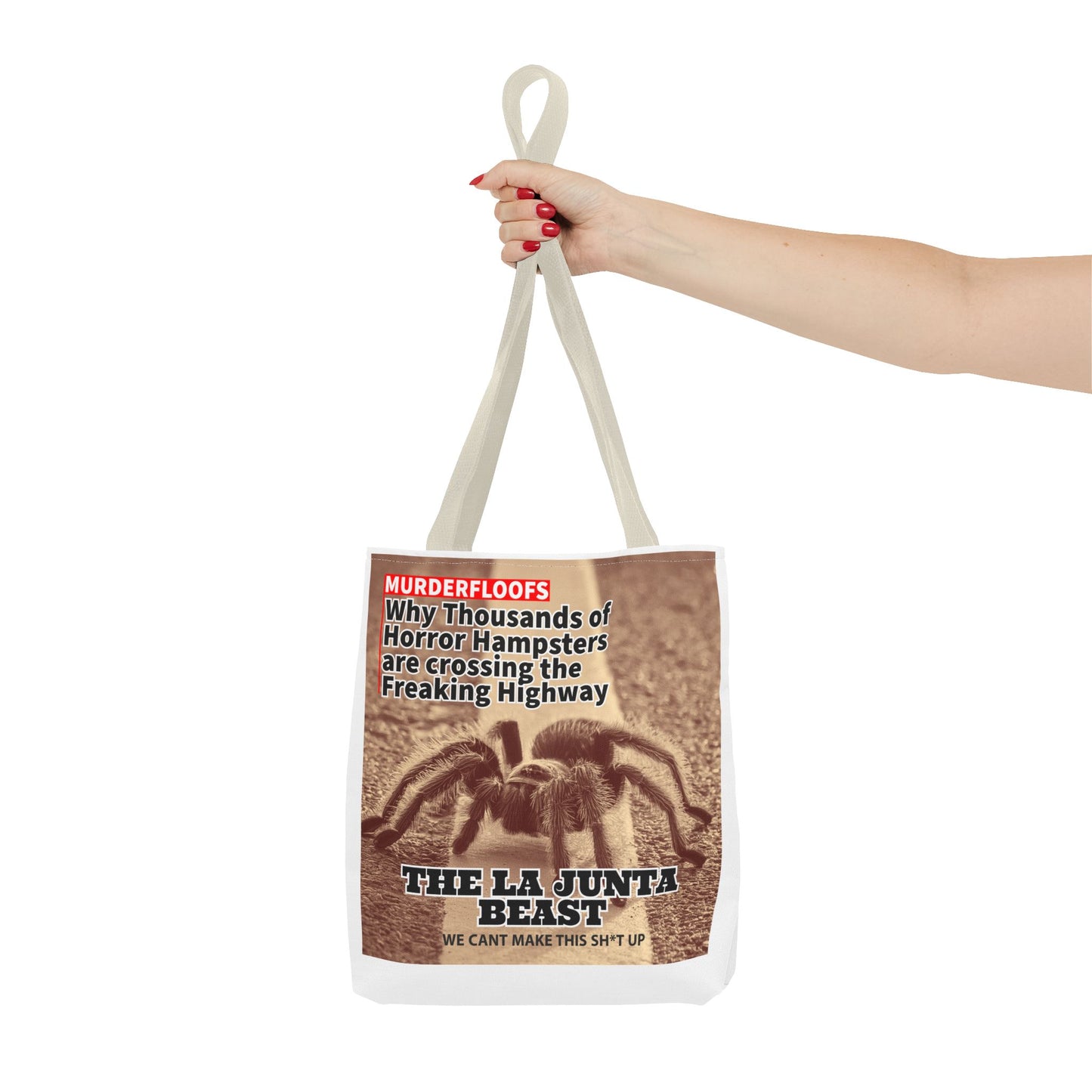 The La Junta Beast Faux News Tote Bag