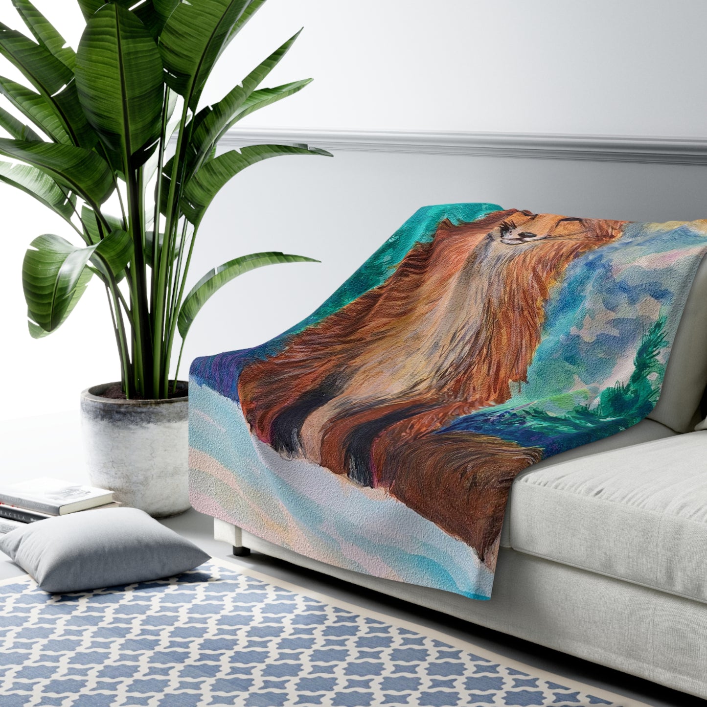 Winter Coat- Sherpa Fleece Blanket