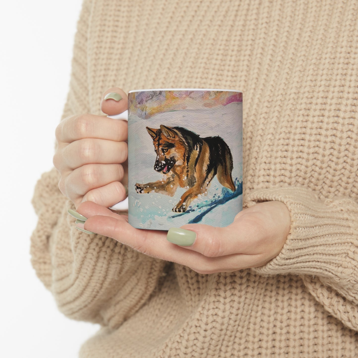 Snow Dive- Ceramic Mug 11oz