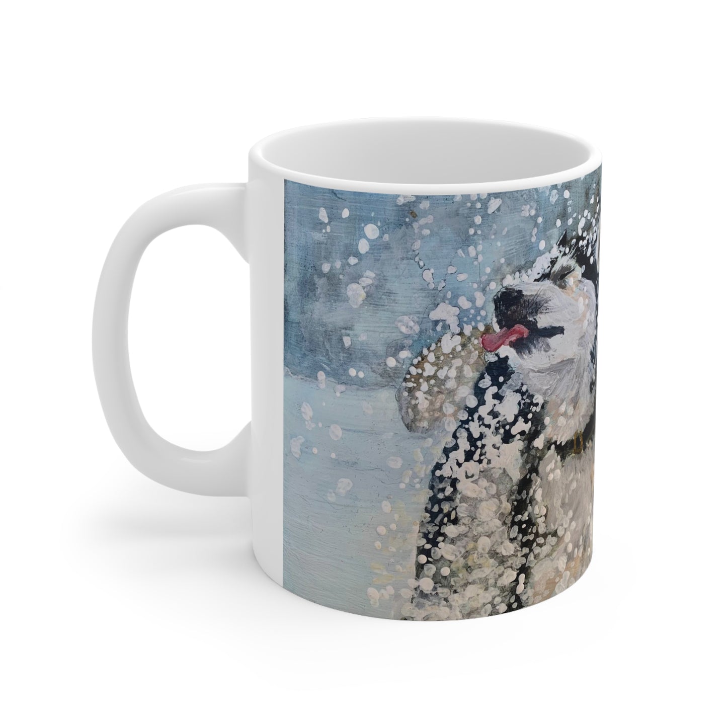 Catching Snow- Ceramic Mug 11oz