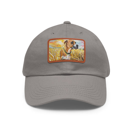 Little Dipper- Hat with Leather Patch