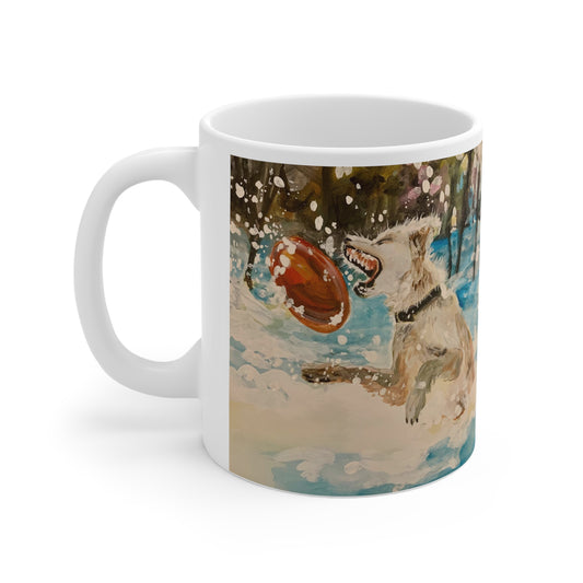 Frisbie Catch- Ceramic Mug 11oz