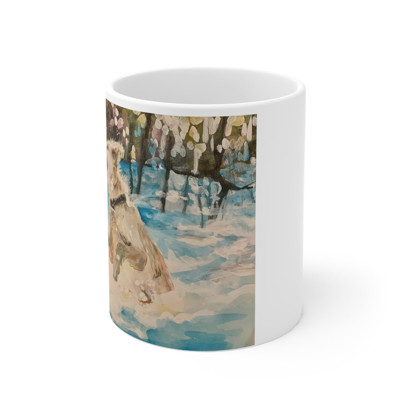 Frisbie Catch- Ceramic Mug 11oz