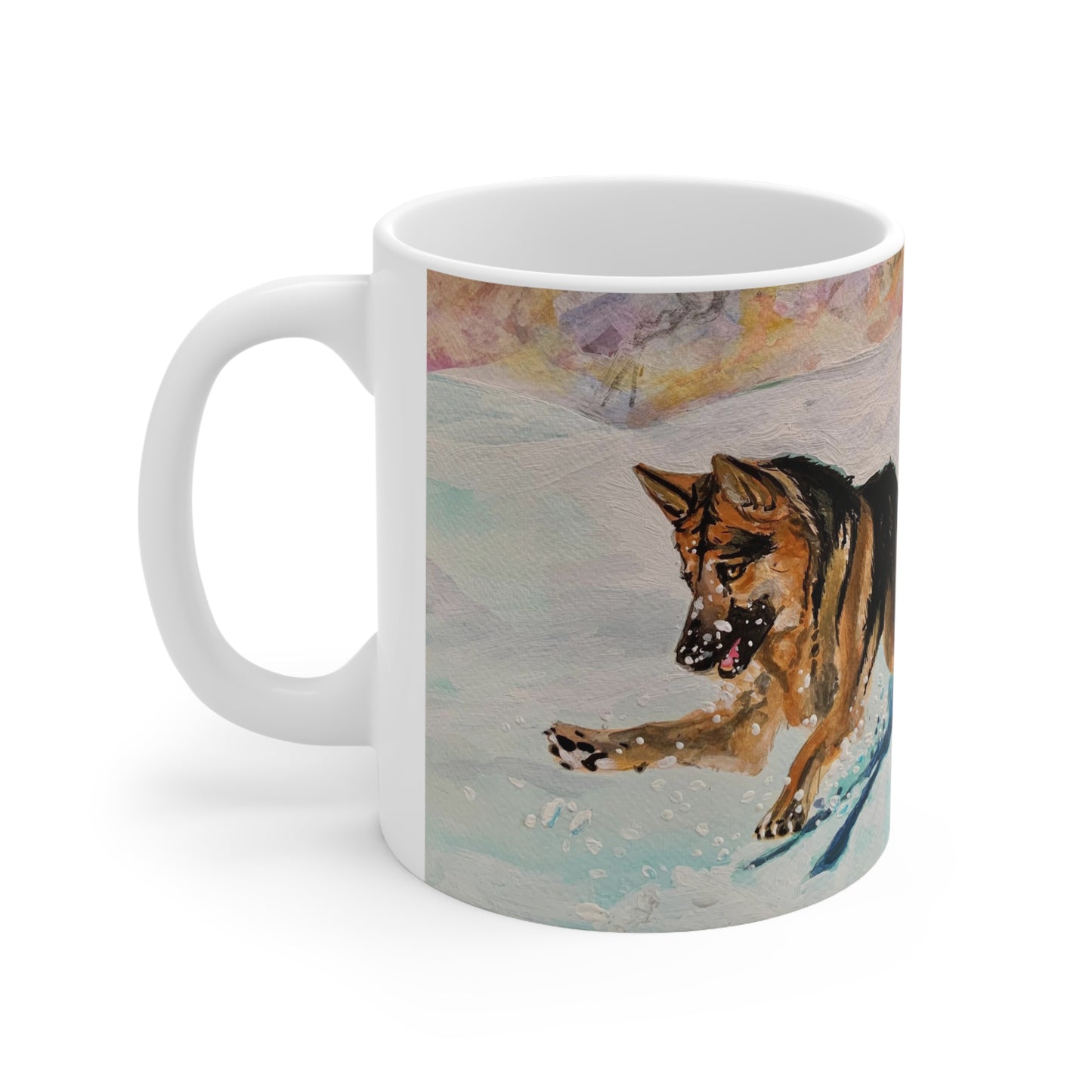 Snow Dive- Ceramic Mug 11oz