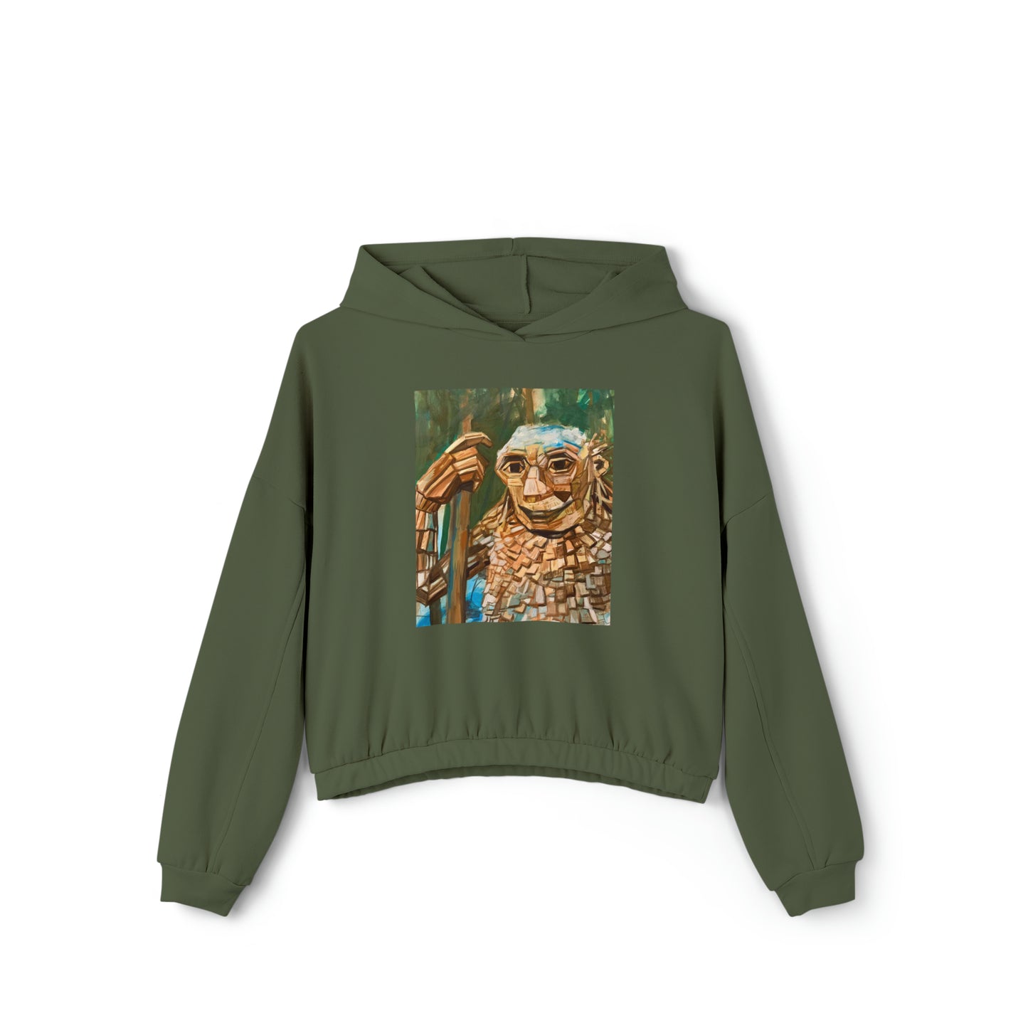 Breck Troll- Cinched Bottom Hoodie