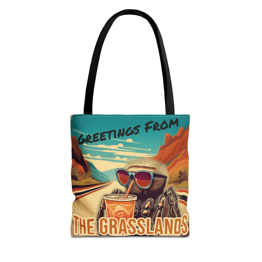 Greetings from the Grasslands Tote Bag